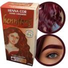 Henna HennFort Creme Colorante 60g Vegano Cor:VERMELHO CEREJA