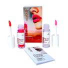 Henna Labial Makiaj Sérum Pigmentante Rosa Ou Vermelho 3ml + Gloss Hidratante Labial 3ml