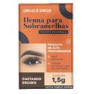 Henna Para Sobrancelha Della E Delle 1,5g Castanho Escuro