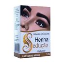 Henna seducao profissional design sobrancelha castanho medio