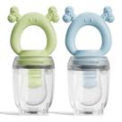 HEOMOONE Alimentador de Frutas de Silicone para Bebê, Kit com 2, Mordedor de Malha para Bebê, Formas de Picolé de Leite Materno para Alívio na Dentição, Alimentador de Alimentos Frescos para Autonomia na Alimentação do Bebê (Azul e Verde)