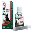 Hepvet Suspensão 60ml Vetnil Suplemento Vitamínico Metabolismo Para Cães e Gatos