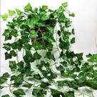 Hera Trepadeira Artificial Pendente De 90 cm 9 Ramas Folhagem Hera Trepadeira Artificial Pendente De 90 cm 9 Ramas Folhagem