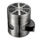 Herb Grinder Premium Zinc Alloy 60 mm 4 camadas Efficient T