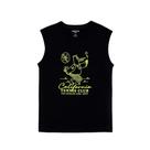 Hering Kids Regata Malha Estampada Preto