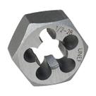 Hex Die Rethreading Die 1/2-28 Carton Steel Mão Direita