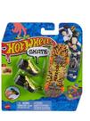 Hgt46 hot wheels skate de dedo com tenis flame thrower hvj84 (43473)