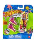 Hgt46 hot wheels skate de dedo com tenis whammin wheels hvk08 (43469)