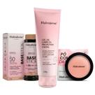 Hidrabene Base Stick Clara + Pó Claro FPS50 + Gel Limpeza Hidrabene Base Stick Clara + Pó Claro FPS50 + Gel Limpeza