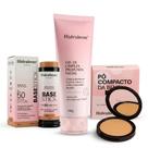 Hidrabene Base Stick Média + Pó Médio FPS50+ Gel Limpeza Hidrabene Base Stick Média + Pó Médio FPS50+ Gel Limpeza