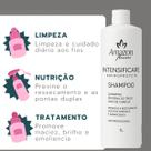 Hidratação e tratamento amazon flowers shampoo alto impacto limpeza pos escova detok 1lt