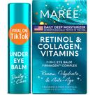 Hidratante facial Balm Stick MAREE e bálsamo para debaixo dos olhos 10mL