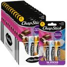 Hidratante Labial ChapStick, Coleção SMores 3 Pacotes (12 Conjuntos/36 Tubos) Bálsamo Labial em Atacado, Aconchegante e Doce, 4,25 g Cada