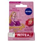 Hidratante Labial Morango Silvestre Rapunzel Disney Princesa Nivea 4,8g