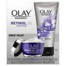 Hidratante noturno Duo Pack Olay Retinol 24 50mL + Limpador