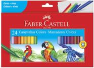 Hidrocor Faber Castell colors lavável com 24 cores Hidrocor Faber Castell colors lavável com 24 cores