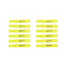 Highlighters Amazon Basics Tank Style Chisel Tip Yellow, pacote com 12