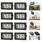 Higrômetro e termômetro digital mini Fuitnerd, kit com 8 unidades, adesivo