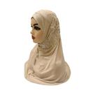 Hijab Grande Para Meninas Muçulmanas Com Renda E Pedras, Lenço Islâmico, Xale, Envoltório Para a