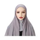 Hijab Instantâneo Feminino - Capa Completa em Chiffon com Boné