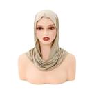 Hijab Modal Para Mulheres, Underscarf De Algodão, Turbante Islâmico, Lenço Cruzado