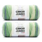 Hilo Caron Jumbo Ombre Lake Mist 340g Acrílico Grosor 4