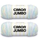 Hilo Caron Jumbo Prints Baby Rainbow Paquete de 2, 340 g, Acrílico Hilo Caron Jumbo Prints Baby Rainbow Paquete de 2, 340 g, Acrílico