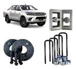 Hilux 2005/... Kit Lift Traseiro 4cm Dianteiro 2,5Cm
