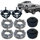 Hilux 2014/ Kit Completo Calço de Mola +4 Espaçador de Rodas