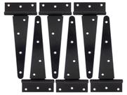 Hinge HLMOptimo Optimo Heavy Duty T Hinge Tee T Strap preta (6 unidades) Hinge HLMOptimo Optimo Heavy Duty T Hinge Tee T Strap preta (6 unidades)