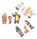 Histórias Mágicas! Personagens Masha E O Urso C/ 10 Peças