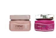 Hobety Kit Máscara Rose Gold+Fulltrat Hidratatação+Nutrição