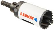 Hole Saw Lenox, ranhura de velocidade de 1,25" com mandril