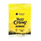 Holi Colors Acrilex 50g Amarelo Ouro