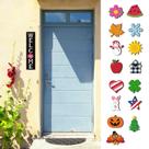 Holiday Mini Welcome Door Sign Yaaaaasss! com 15 ornamentos