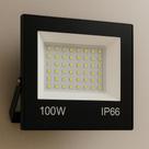 Holofote Led 100W SMD Refletor Ip66 Prova D' água Led 6500K