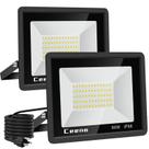 Holofote LED Ceena 60W 6000lm IP66 Waterproof 6000K