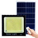 Holofote solar impermeável 373 LED 100W com controle remoto