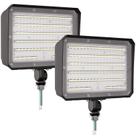 Holofotes LED CINOTON 100W Outdoor 14000LM 5000K, pacote com 2
