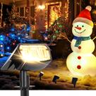 Holofotes solares AUDERWIN 63 LED 3 modos de iluminação IP65, pacote com 4