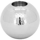 HOME&ampCO ARETA CASTIÇAL 9x10x10cm INOX PRATA