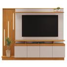 Home Grécia 189cm para TV até 65 Polegadas com LED e Ripado