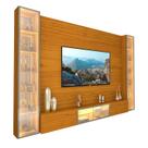 Home Luminare Reflecta 293 2 Torres Para TVs de até 85 Polegadas com LED e Espelho Naturale - Gelius