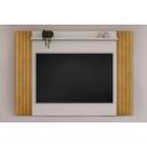 Home p/ TV até 60 Pol Trend Ripado Extensível 108x160 cm Cedro/Bali - DJ Móveis