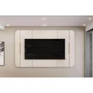 Home p/ TV até 65 Pol Adele 180x132cm Off White - DJ Móveis