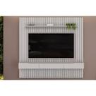 Home p/ TV até 65 Pol Pratic Ripado c/ 3 Gavetas 223x240cm Bali - DJ Móveis