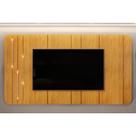 Home p/ TV até 75 Pol Celine c/ Led 241cm Cedro - DJ Móveis