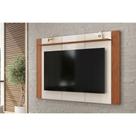 Home p/ TV até 75 Pol Helo 183x136cm Off White/Freijó - DJ Móveis Home p/ TV até 75 Pol Helo 183x136cm Off White/Freijó - DJ Móveis