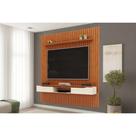 Home p/ TV Isac 223x240cm Freijo/Off White - DJ Móveis