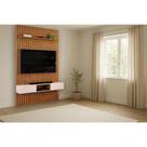 Home p/ TV Trento 143x240cm Freijo/Off White - DJ Móveis Home p/ TV Trento 143x240cm Freijo/Off White - DJ Móveis